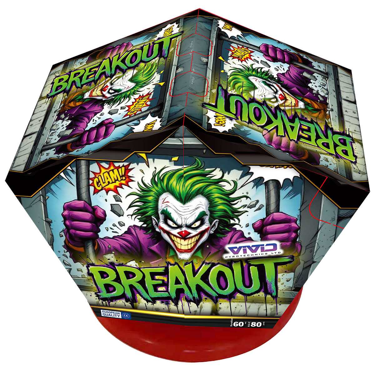 Vivid Pyrotechnics Breakout – Spinning Fountain